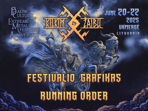 Festivalio KILKIM ŽAIBU XXV programa