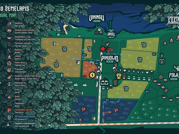 Atvykimas, parkavimas ir tvarka festivalyje KILKIM ŽAIBU XXVI