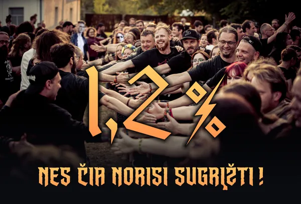 Kviečiame skirti 1,2% festivaliui KILKIM ŽAIBU!