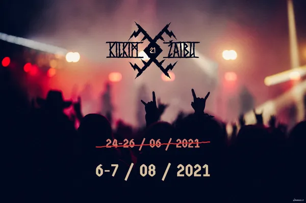 KILKIM ŽAIBU festival is moving to August for 2021!