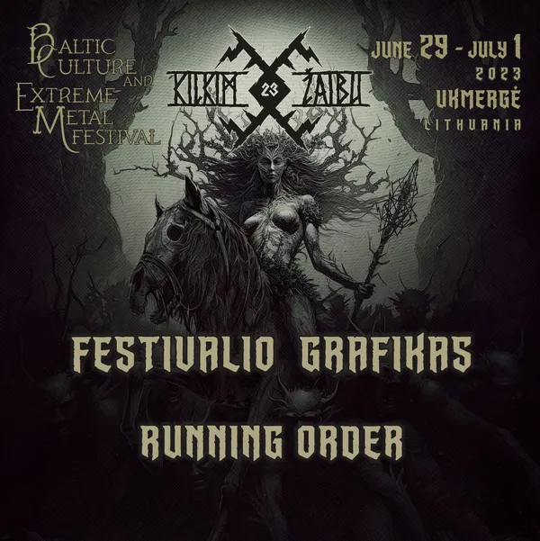 Festivalio KILKIM ŽAIBU XXIII programa