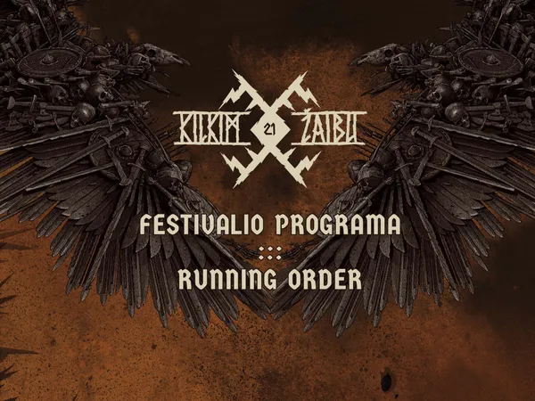 Festivalio KILKIM ŽAIBU XXI programa